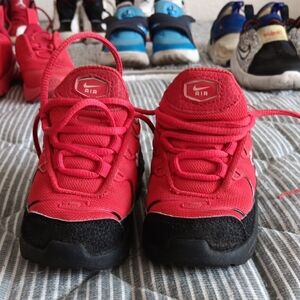 Nike Kids Red and Black Sneakers
